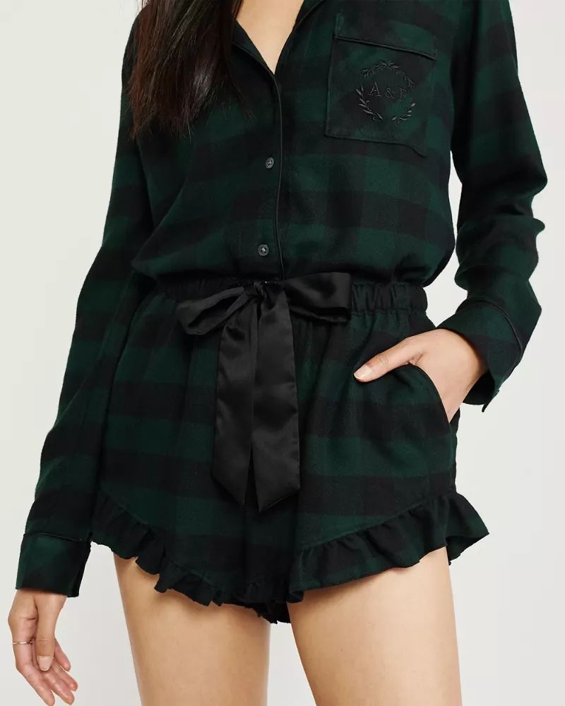 Ruffle Sleep Shorts | Abercrombie & Fitch US & UK