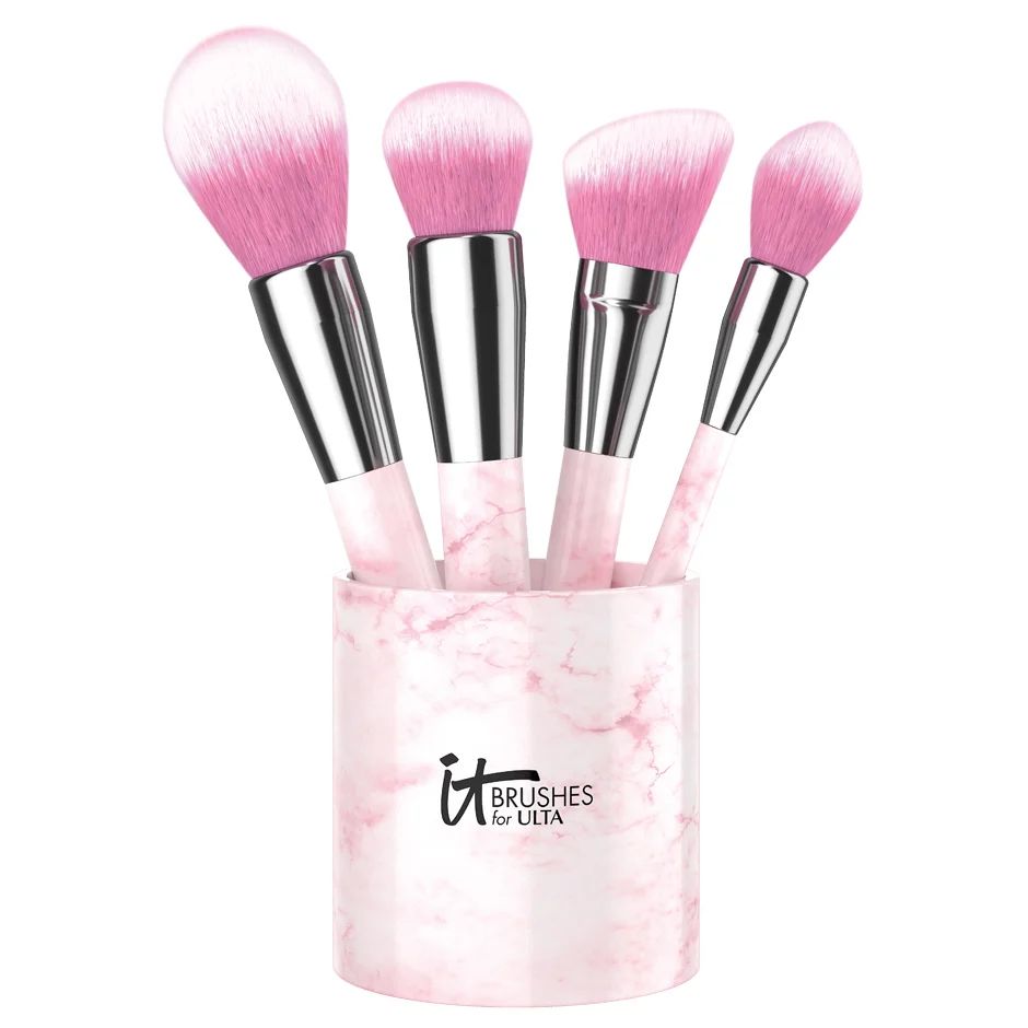 Rose Marble Complexion Makeup Brush Set - IT Cosmetics | IT Cosmetics (US)