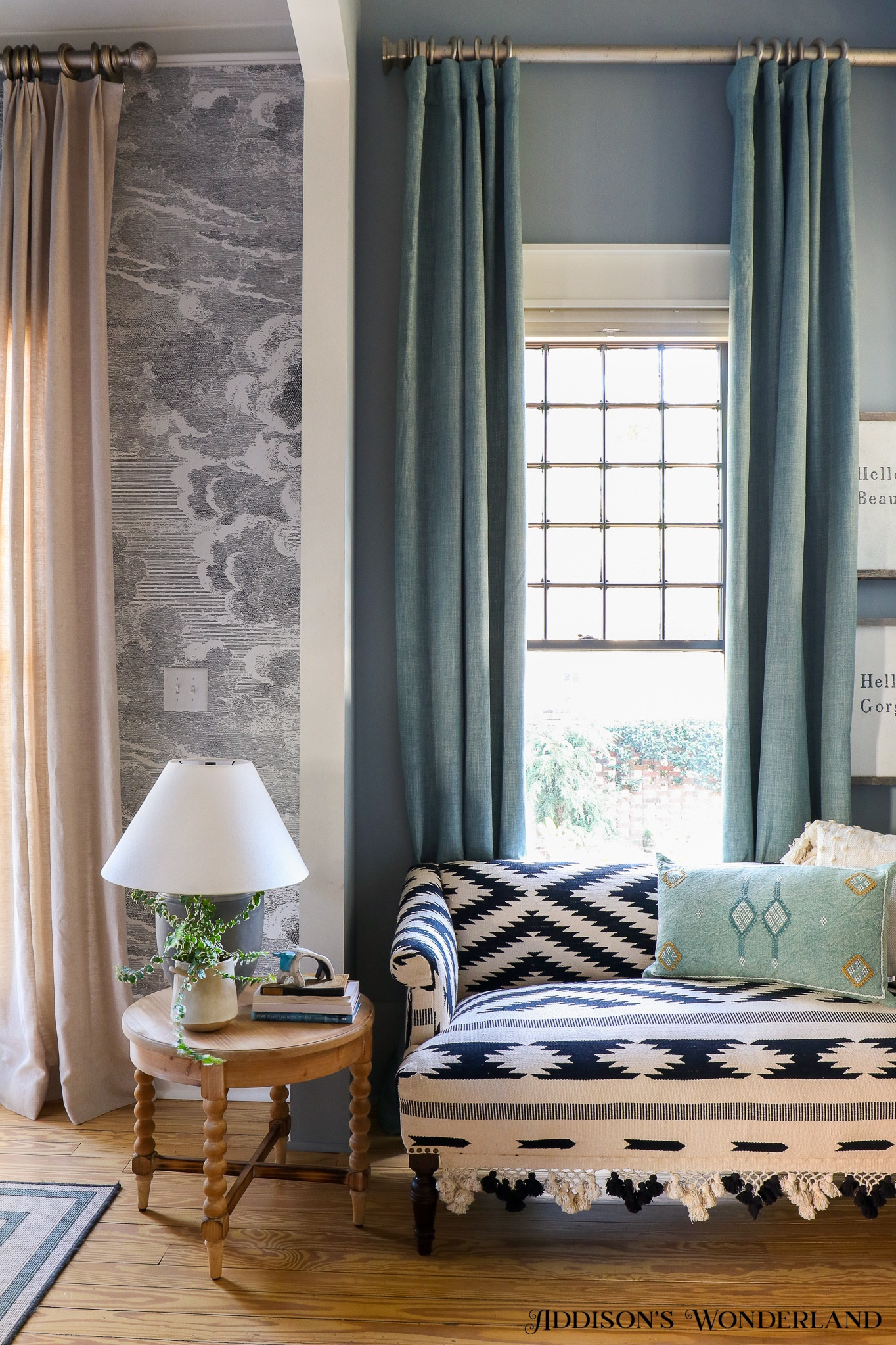 Our Foyer…
Walls- 50/50 SW Stardew and Uncertain Gray
Wallpaper, Artwork & Table- shopaddisonswonderland.com
Settee- Wisteria


#LTKunder50 #LTKhome #LTKstyletip