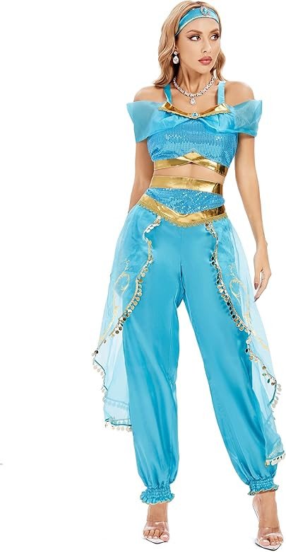 Funna Costume for Women Princess Dress Up Outfit Party Supplies | Amazon (US)