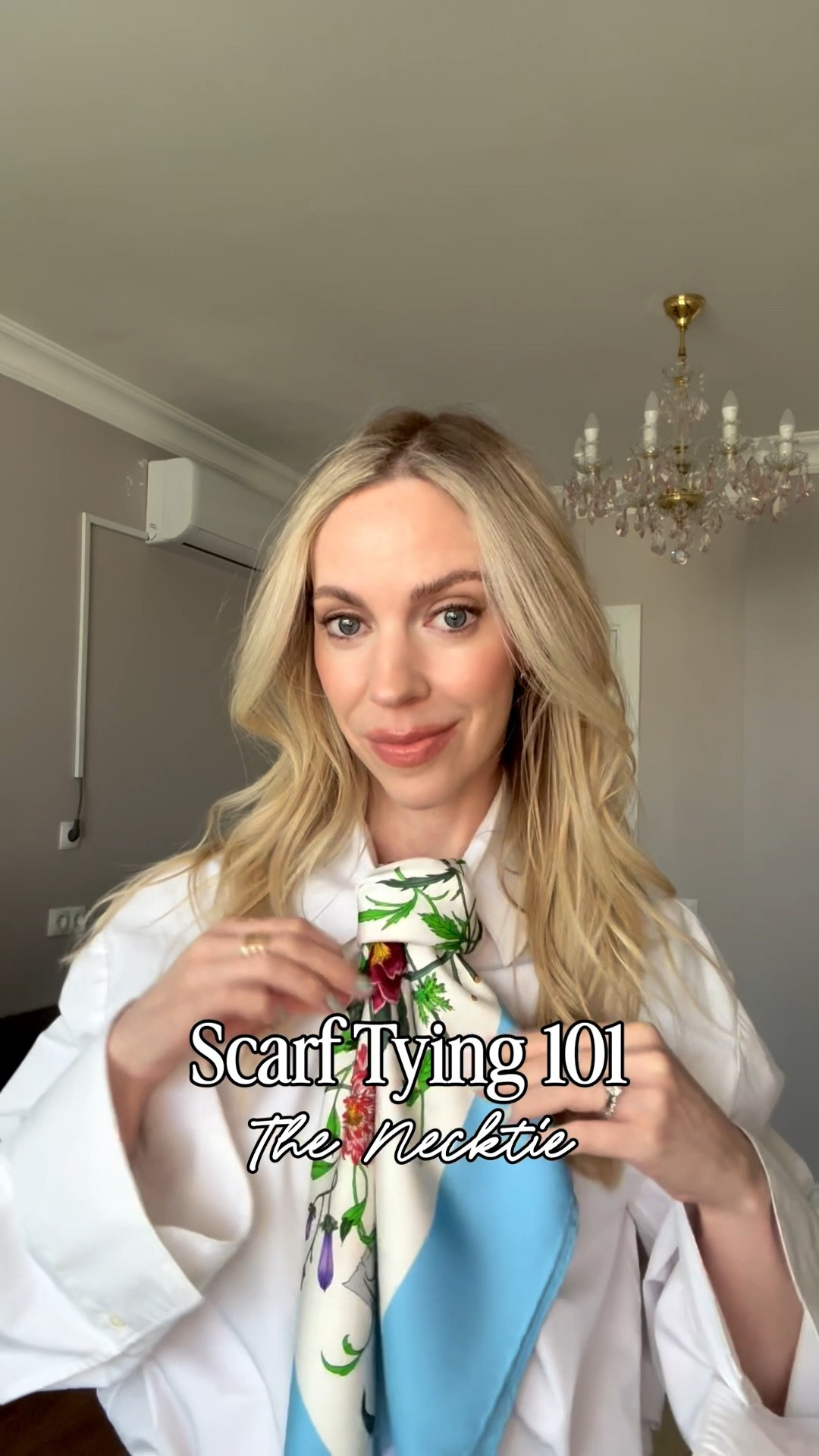 Silk scarf tying, scarf tutorial, silk scarf outfit, workwear style tips

#LTKSeasonal #LTKOver40 #LTKWorkwear