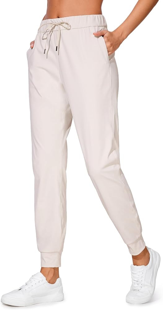 CRZ YOGA 4-Way Stretch Joggers for Women, 28" Golf Casual Travel Workout Pants, Lounge Athletic S... | Amazon (US)