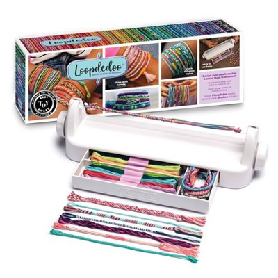 PlayMonster Loopdedoo Bracelet Maker: Creative Craft Jewelry Kit with Weaving Loom & Embroidery Floss | Target
