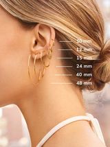 Verbena 18K Gold Earrings - 10MM | BaubleBar (US)