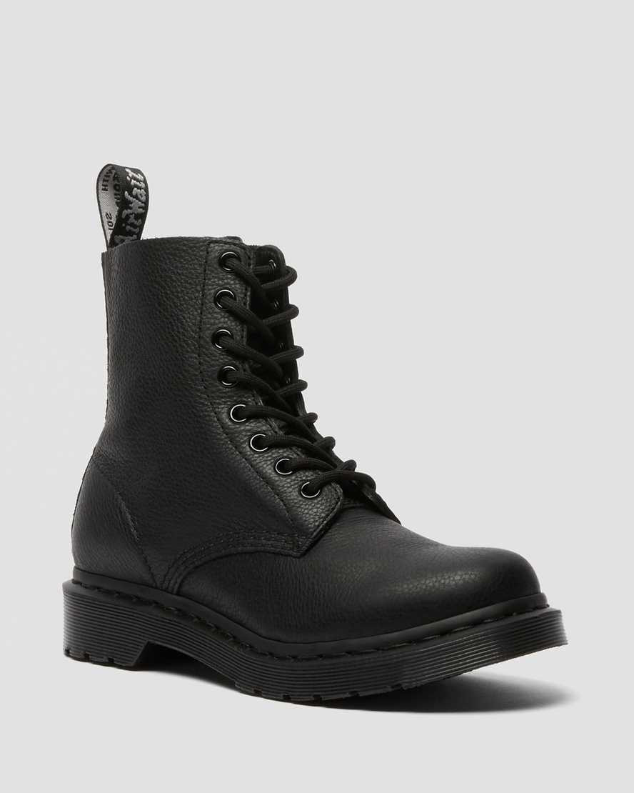 Dr. Martens Soft Leather 1460 Pascal Mono Lace Up Boots in Black, Size: 5 | Dr Martens (UK)