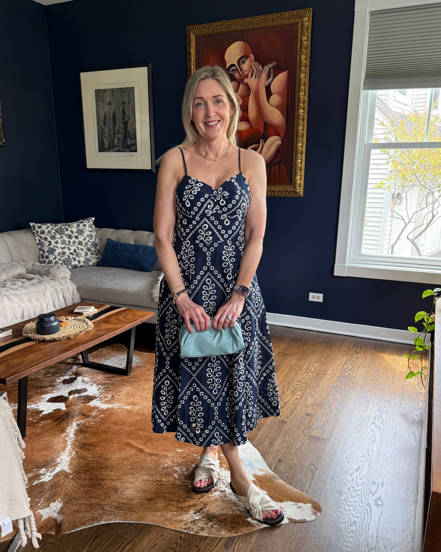 The cutest eyelet sundress from @Gibsonlook Wearing size XS. Code DOUSED10 for 10% off. 

Eyelet dress, summer dresses, sun dresses, fashion over 40, fashion over  50, spring outfits, date night outfit 

#LTKSeasonal #LTKootd #LTKOver40