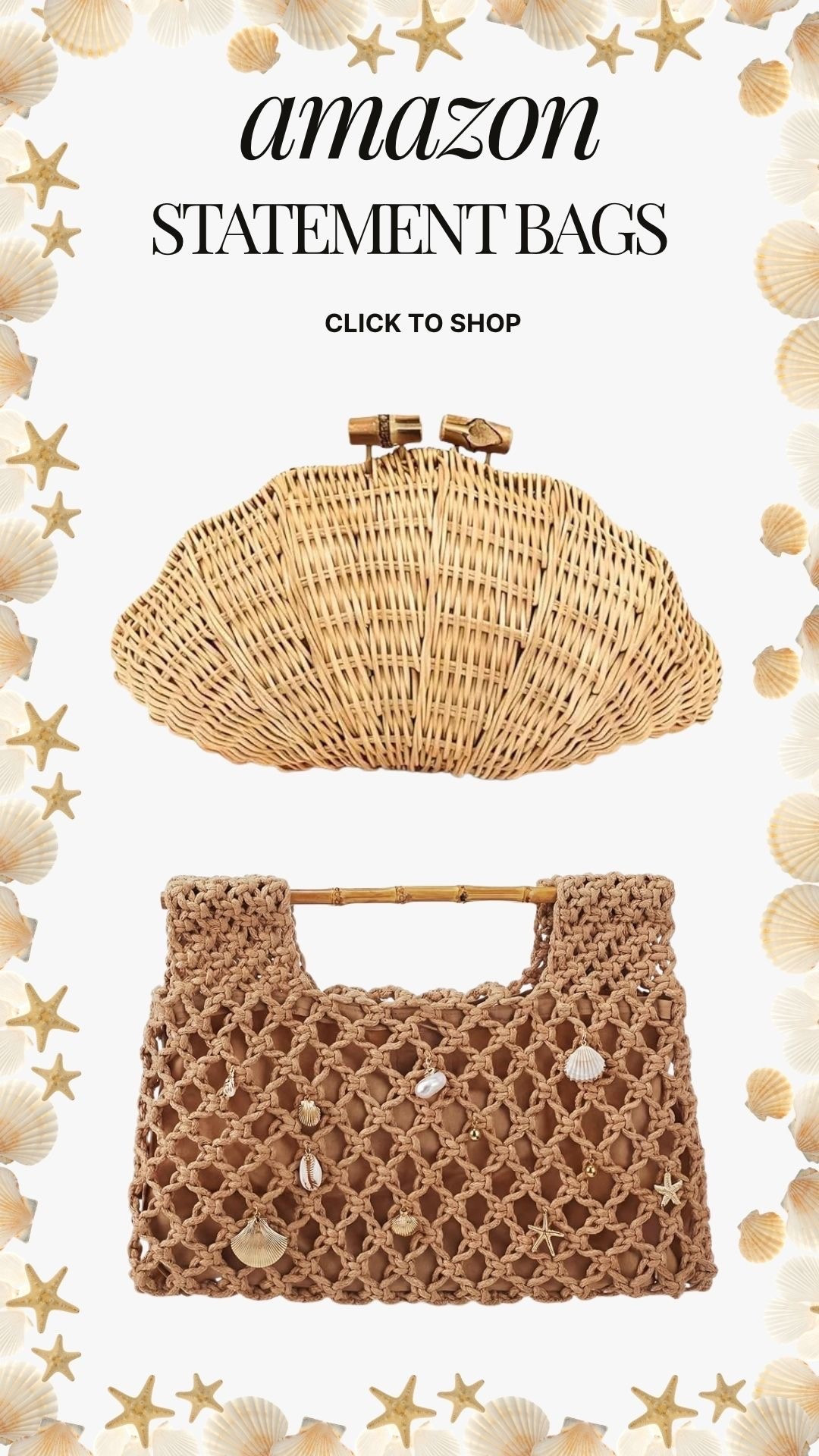 Statement bags from Amazon! Perfect addition to your beach outfit! ✨

#LTKootd #LTKSeasonal