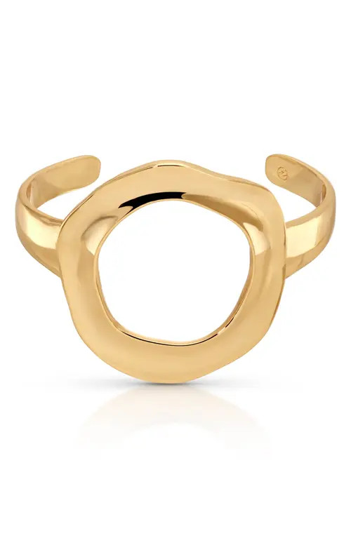 Ettika Open Circle Cuff Bracelet in Gold at Nordstrom | Nordstrom