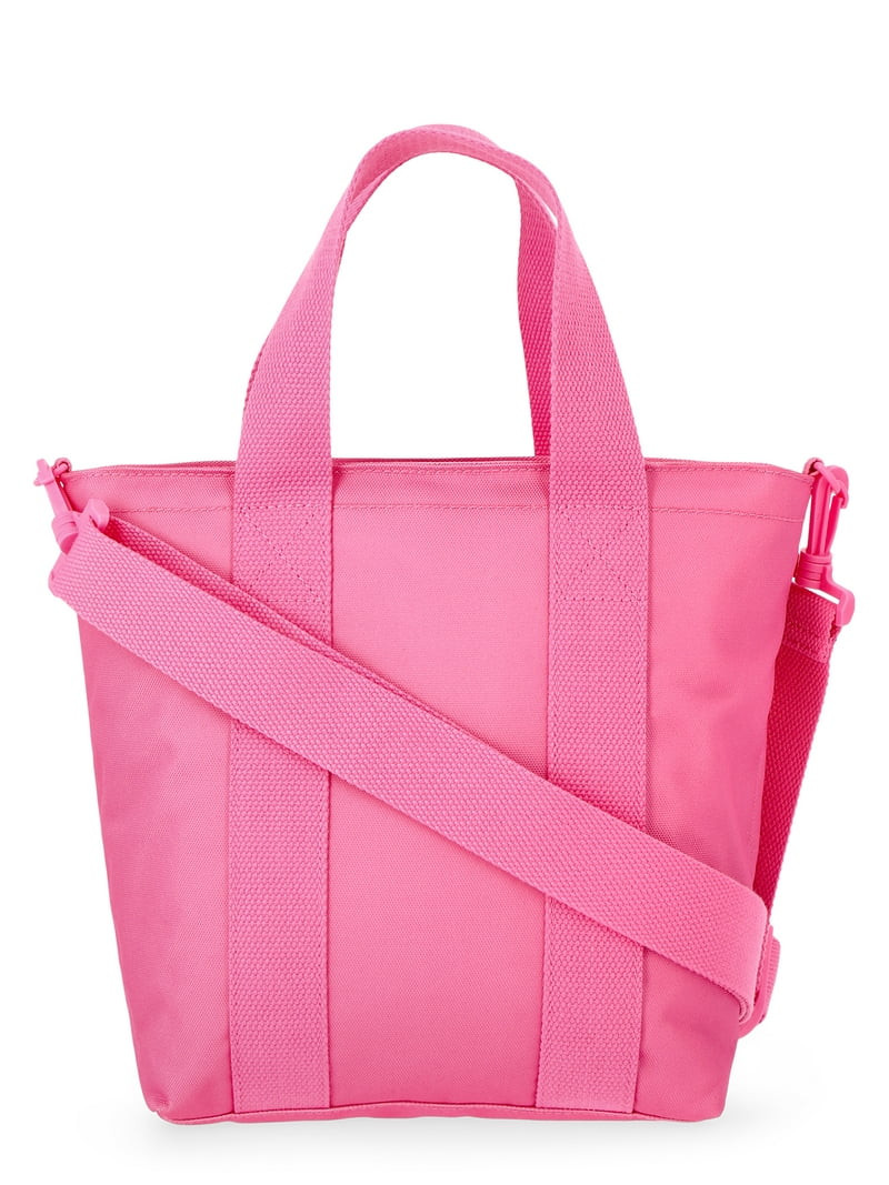 No Boundaries Women's Beach Insulated Mini Tote Bag, Pink | Walmart (US)