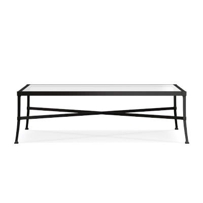 Bridgehampton Outdoor Coffee Table, Aluminum, Glass | Williams-Sonoma