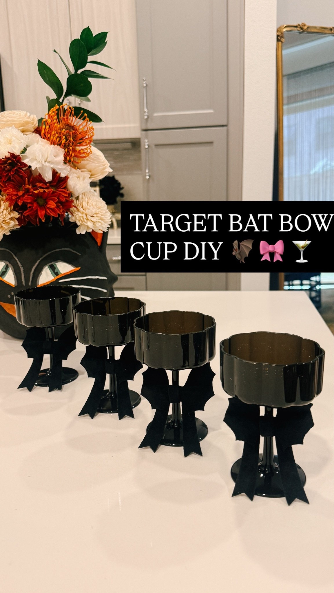 Link to the supplies to the DIY bat bow cups!

#LTKSeasonal #LTKHome #LTKvlog