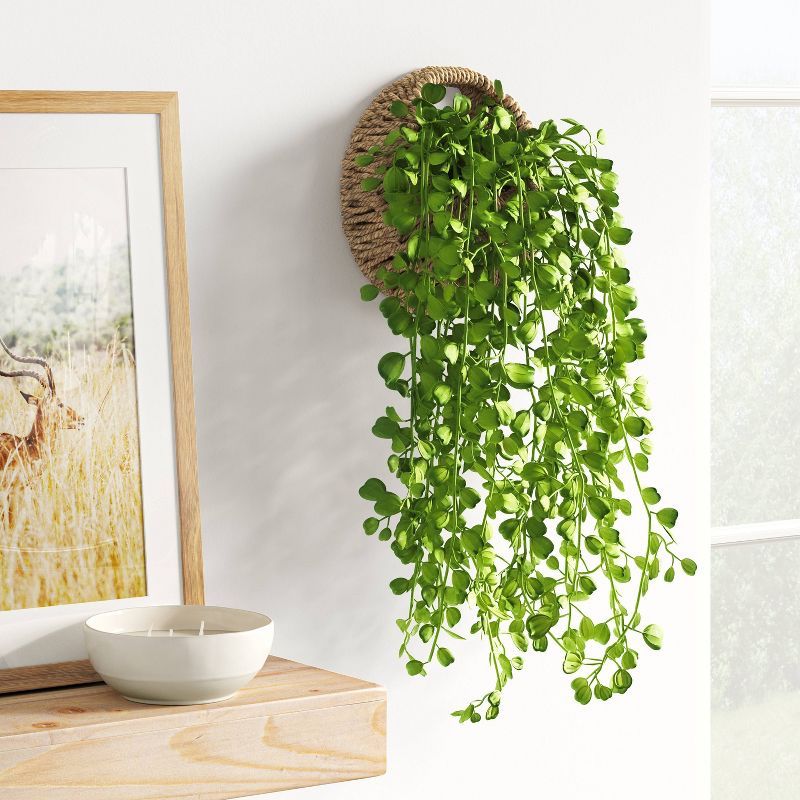 Woven Wall Planter Green - Threshold™ | Target