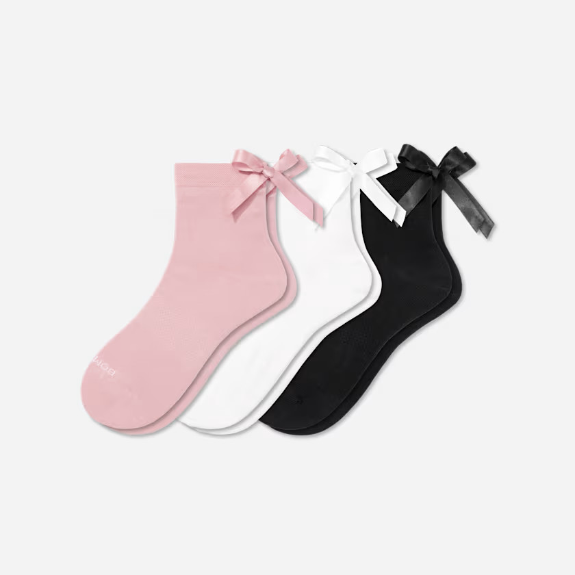 Women's Lightweight Bow Quarter Sock 3-Pack | Bombas