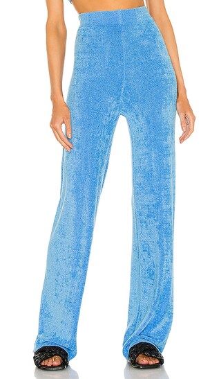Amanda Uprichard Ariya Pants in Blue. Size L, M, XS. | Revolve Clothing (Global)