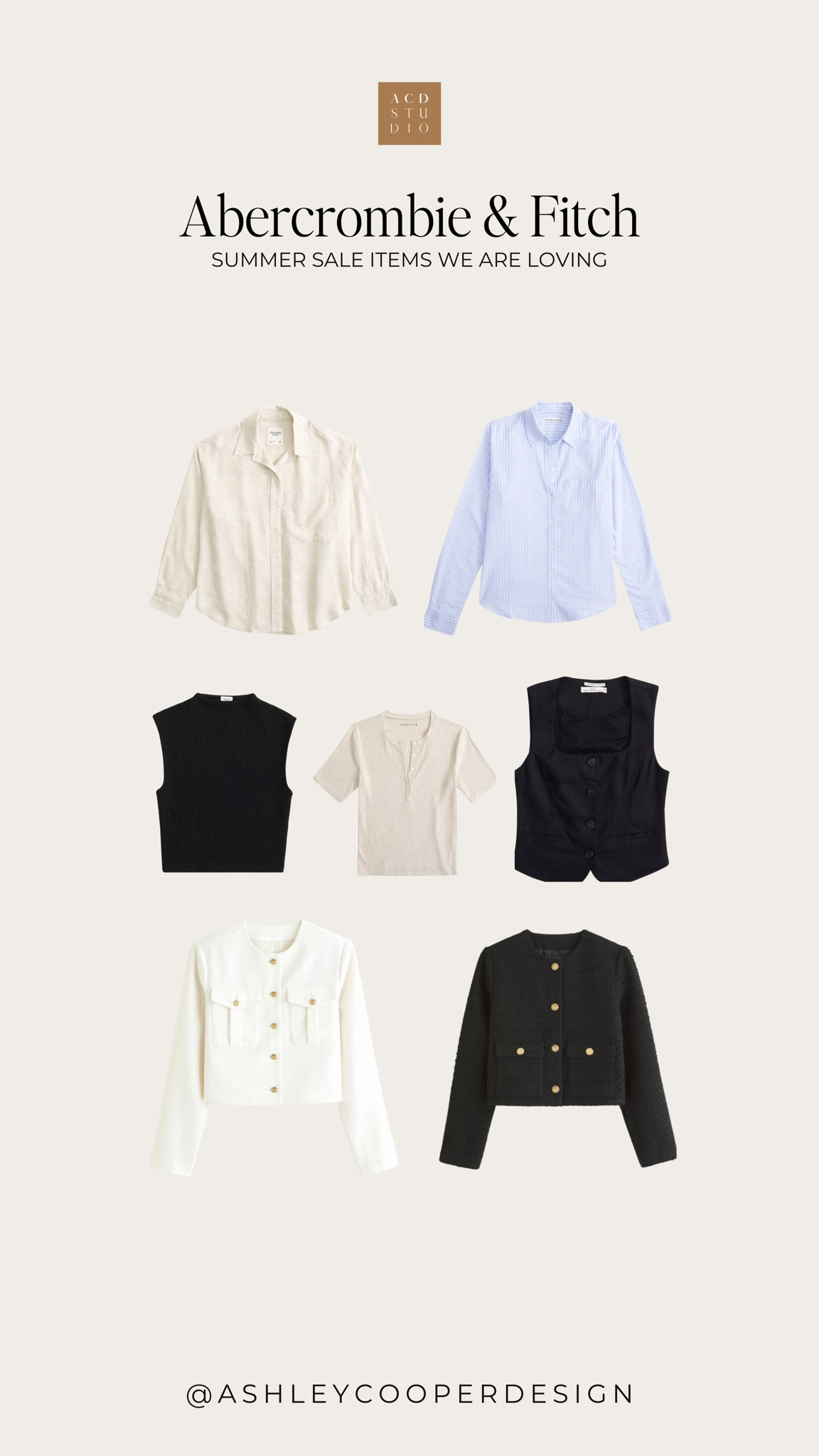 A&F staples we love! 

#LTKWorkwear #LTKSummerSales #LTKSaleAlert