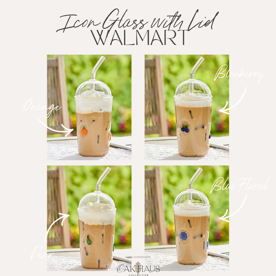 New Icon glasses just released from Walmart! Perfect for a refreshing iced coffee or drink this summer! 

 #LTKmomlife #LTKHome