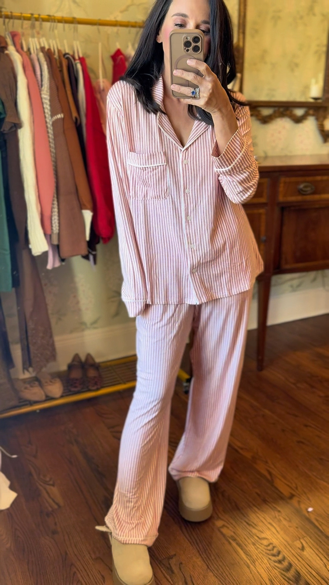 they’re back in stock but you better run! i am in a M i like looser pajamas ❤️ so size up if you do too! softest pjs EVER and so affordable under $40!  

#LTKmomlife #LTKGiftGuide #LTKHoliday