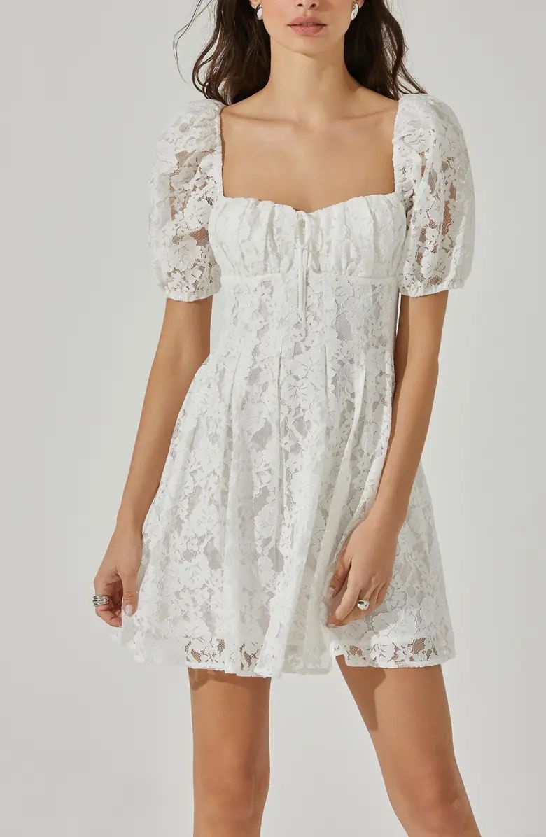 Floral Lace Minidress | Nordstrom