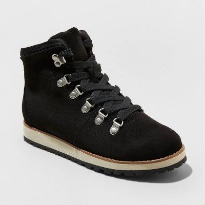 Women's Jessie Lace-Up Hiking Boots - Universal Thread™ Black 12 | Target
