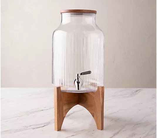 Home Reflections 1.85 Gallon Tritan Drink Dispenser - QVC.com | QVC
