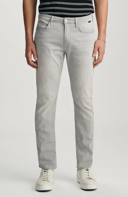 Mavi Jeans Marcus Slim Straight Leg Jeans in Ice Grey Feather Blu at Nordstrom, Size 42 X 32 | Nordstrom