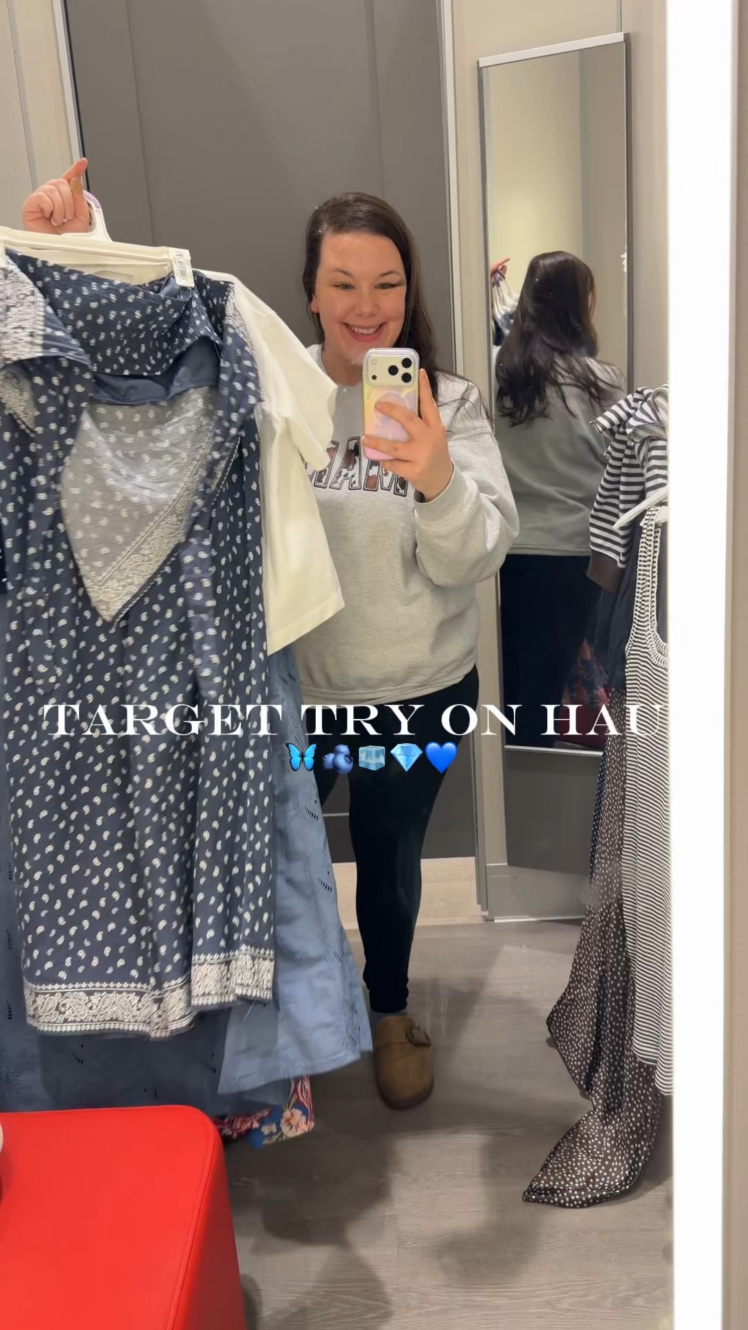 Blue is such vibe! Wearing an XL except the bandana tube top is XXL
@Target

#LTKootd #LTKMidsize