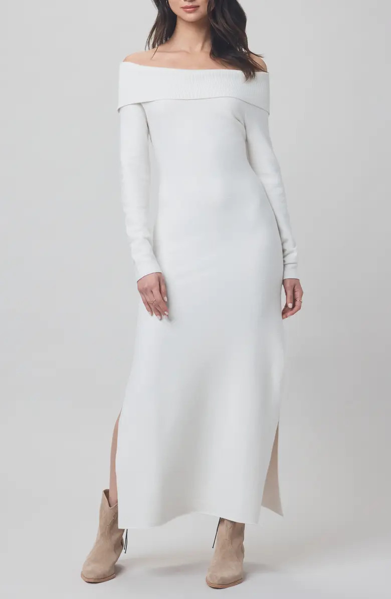 x @cellajaneblog Over the Shoulder Sweater Dress | Nordstrom