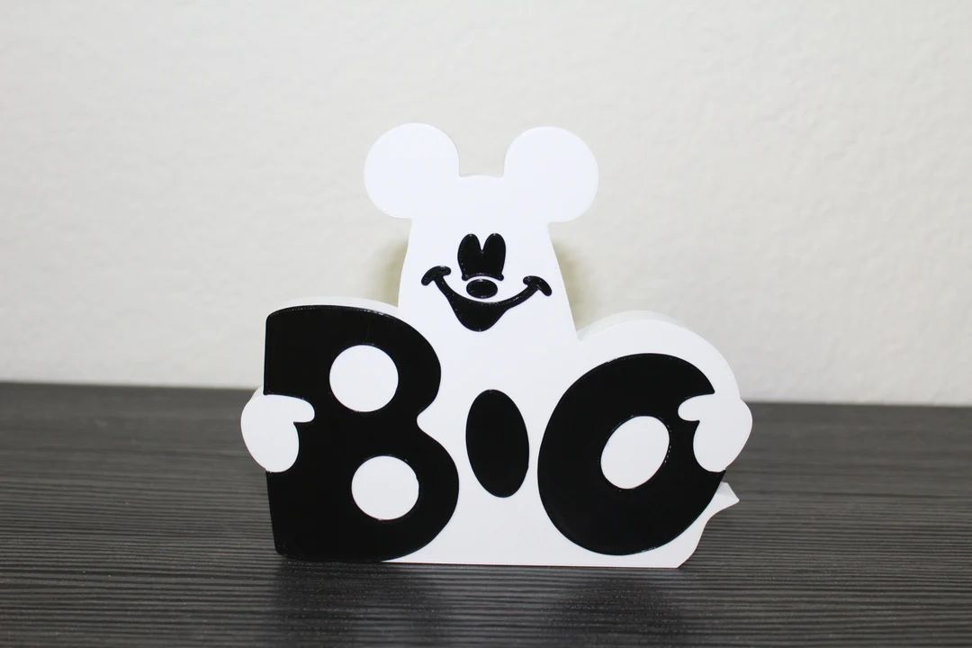 Mickey Ghost BOO Disney Inspired Halloween Decorations - Etsy | Etsy (US)