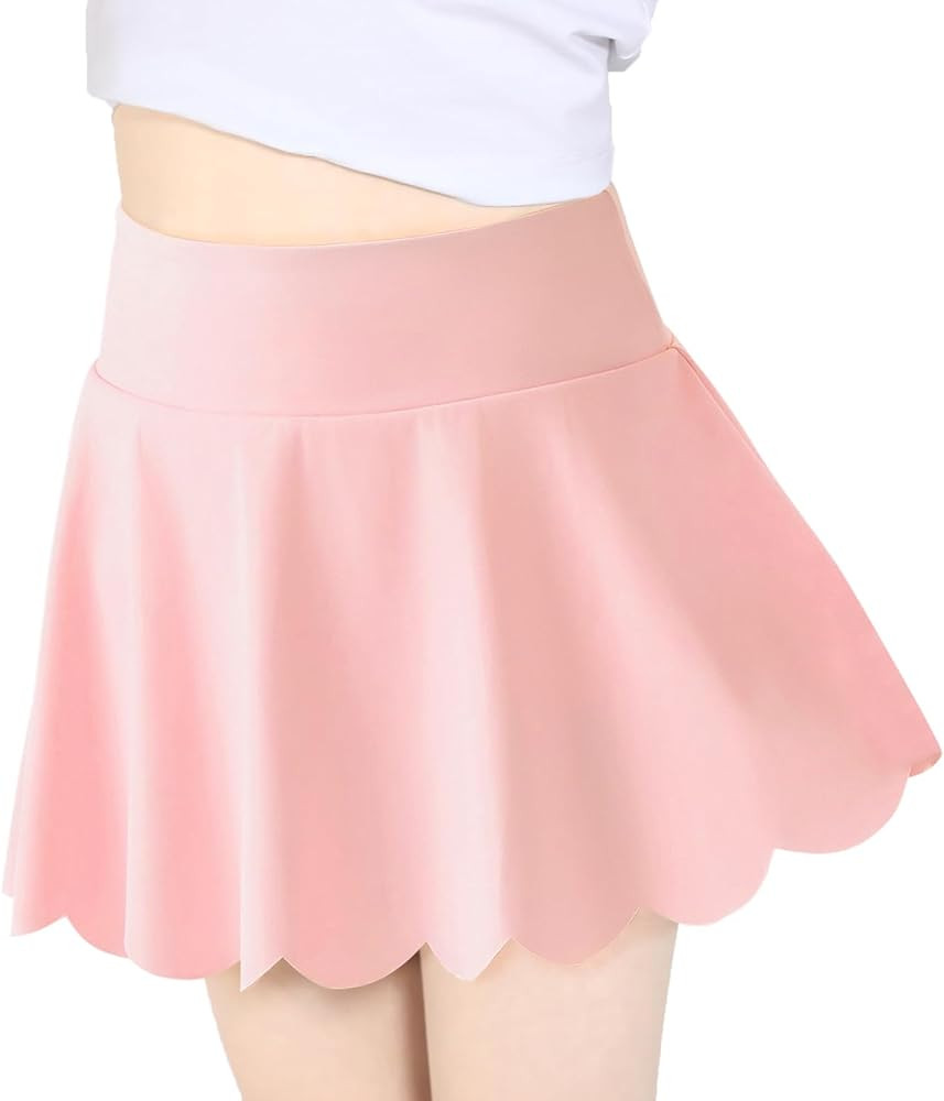 Haloumoning Girls Skorts Flowy Butterfly Athletic Shorts Kids A Line Pleated Tennis Golf Skirts w... | Amazon (US)