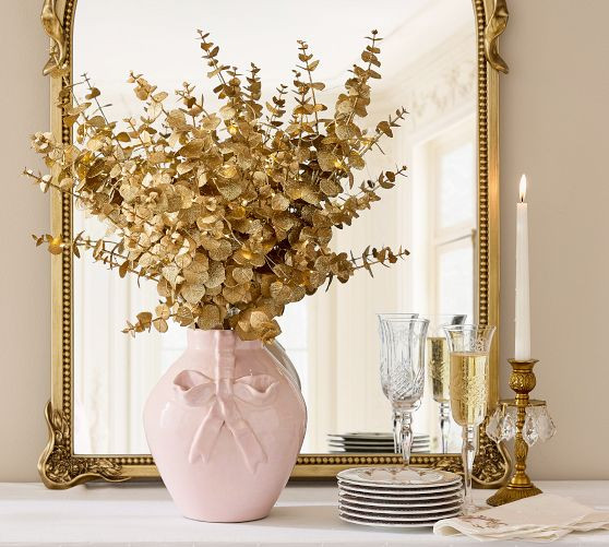 LoveShackFancy Gilded Eucalyptus Branch | Pottery Barn (US)