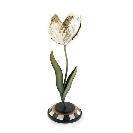 Tulip Candle Holder - Gold & Ivory - Small | MacKenzie-Childs
