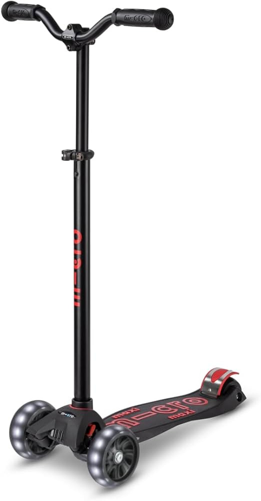 Micro Kickboard - Maxi Deluxe Pro LED Kick Scooter - Smooth-Gliding, 3-Wheeled, Light-Up Wheels, ... | Amazon (US)