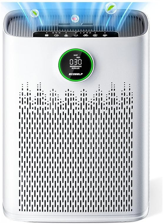 Air Purifiers for Home Large Room, Cover Up to 2400 Ft² with True HEPA Filter, Smart Mode, PM2.5... | Amazon (US)