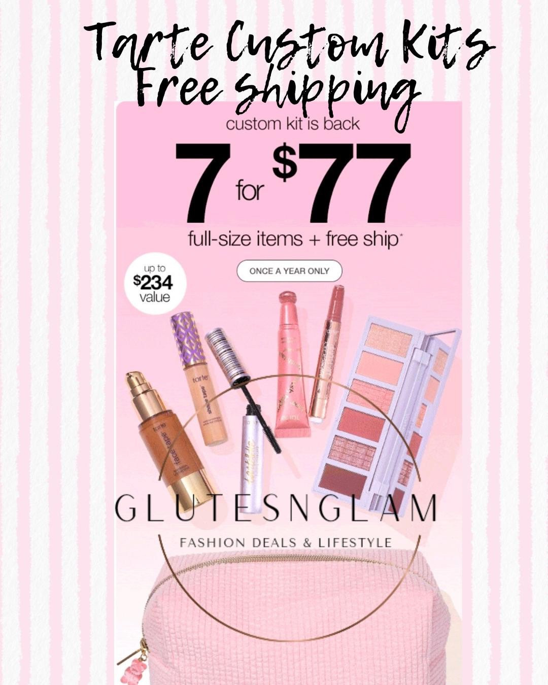 Tarte custom kits are back and on sale 7 full sized items you select for $77 free shipping!

#LTKmorningroutine #LTKSaleAlert #LTKBeauty