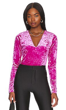 Crushed Velvet Bodysuit
                    
                    Good American | Revolve Clothing (Global)
