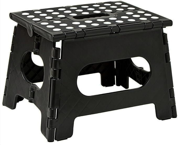 Folding Step Stool - The Lightweight Step Stool is Sturdy Enough to Support Adults and Safe Enoug... | Amazon (US)