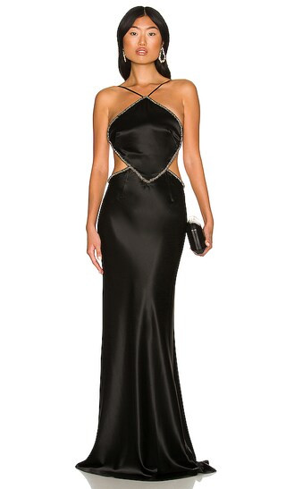 x REVOLVE Harlow Gown in Black | Revolve Clothing (Global)