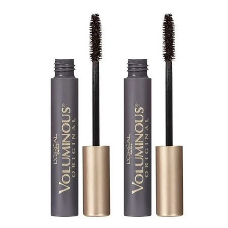 (2 Pack) L'Oreal Paris Voluminous Original Washable Bold Eye Mascara, Blackest Black | Walmart (US)