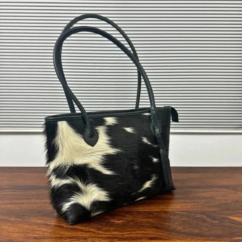 Handmade Genuine Cowhide Leather Bag for Women Western Tote Shoulder Purse Bag | eBay US