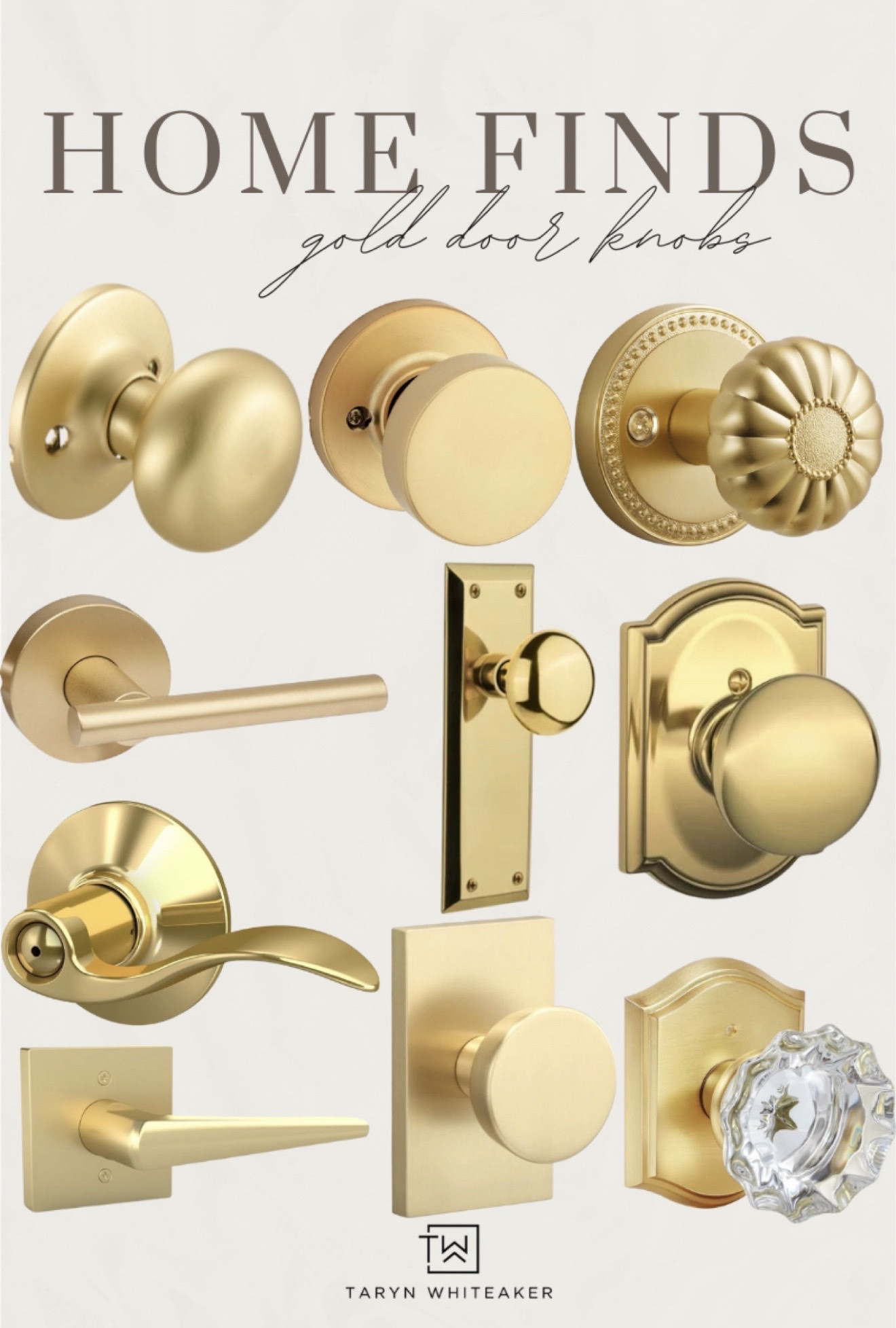 Gold door knobs

#LTKSeasonal #LTKHome
