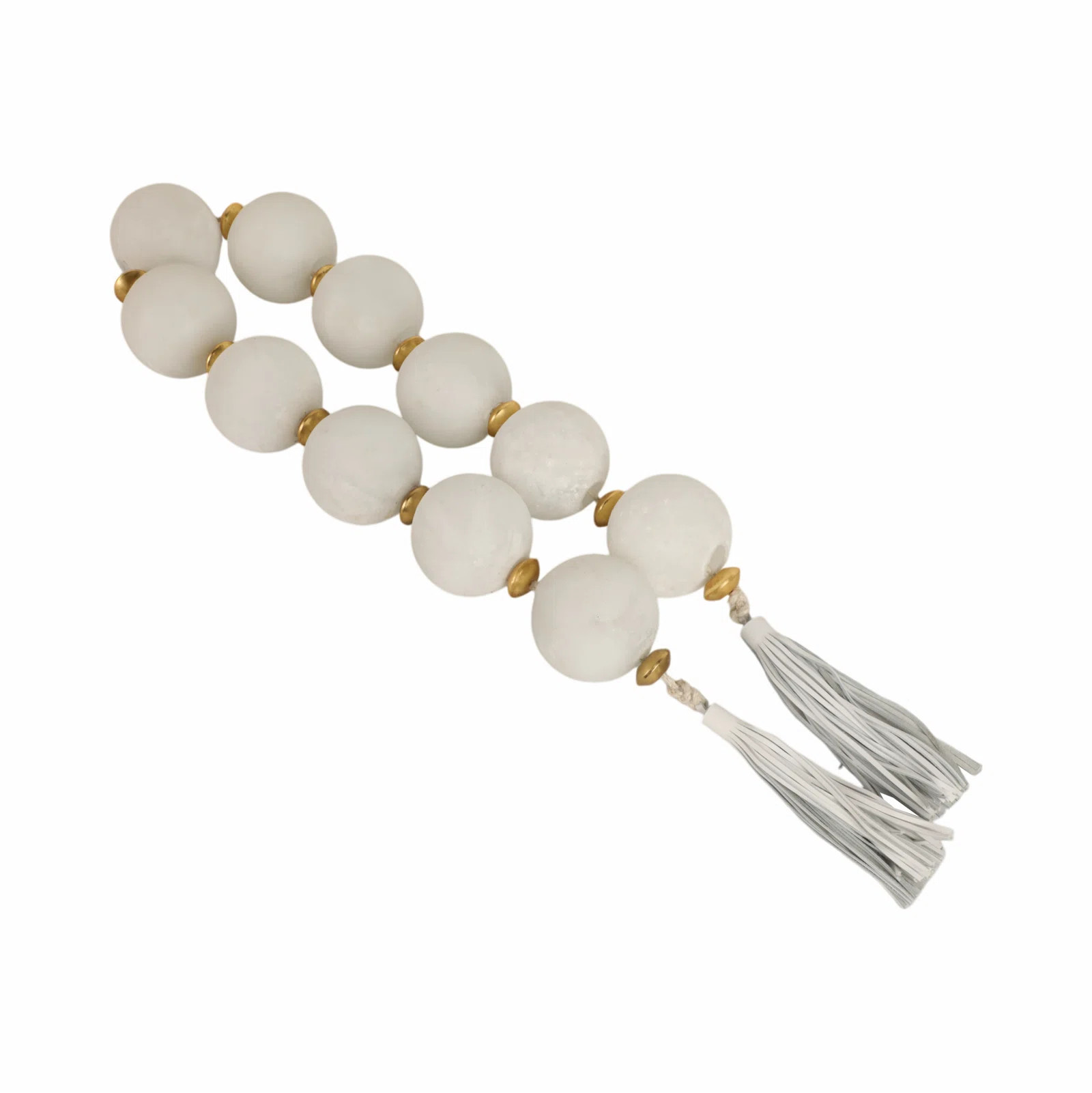 56'' Pitanga Glass Garland W Lthr Tassel | Wayfair North America