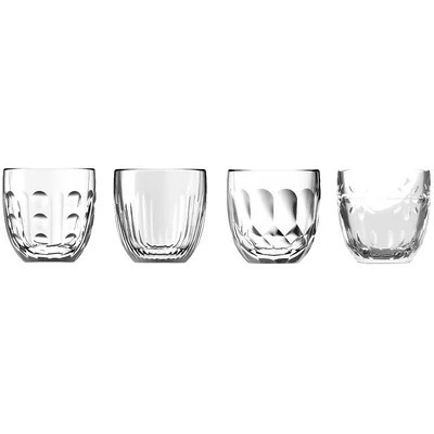 Espresso 4 Piece 3 oz. Glassware Set | Perigold