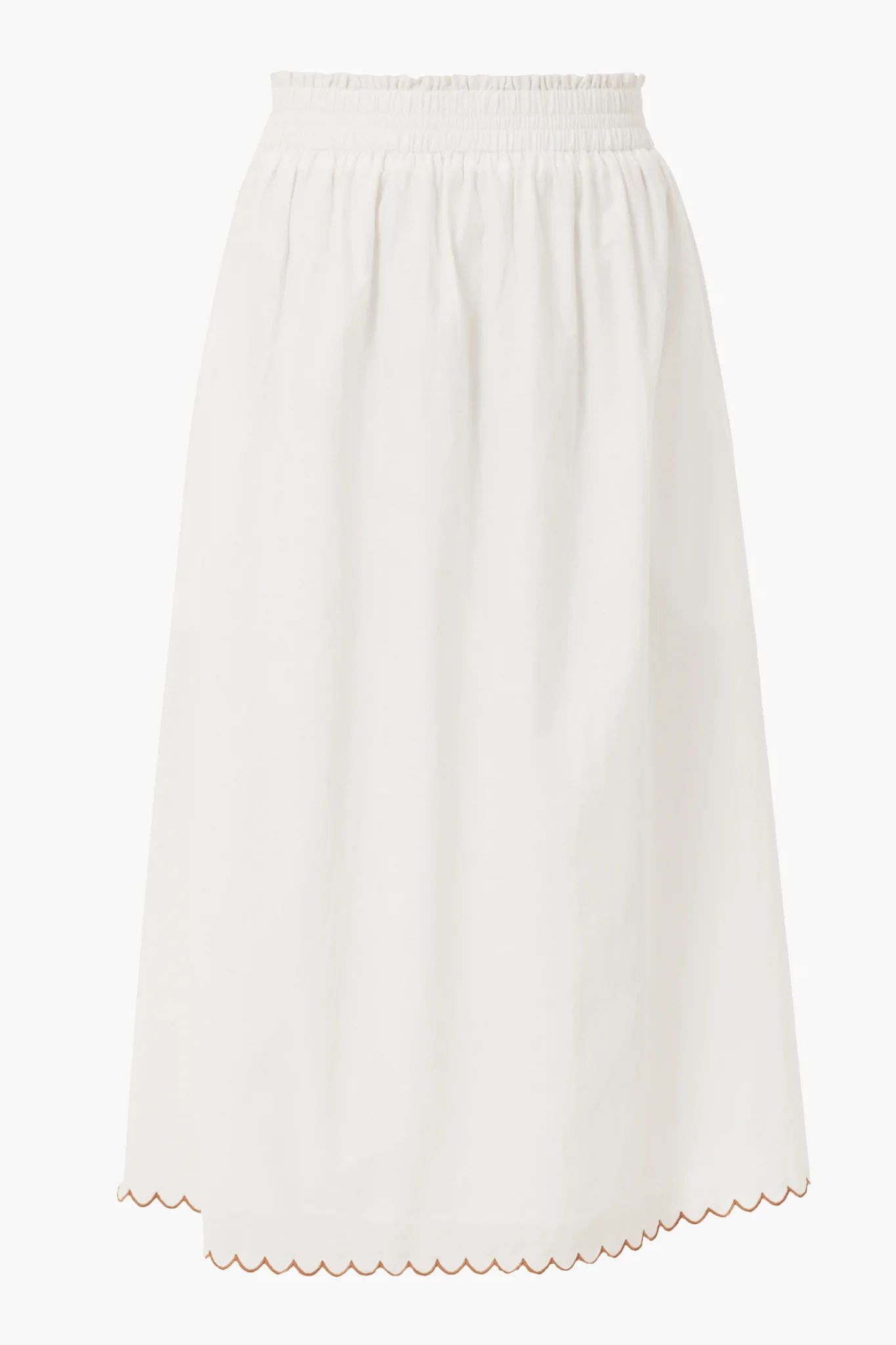 White Scallop CeCe Skirt | Tuckernuck (US)