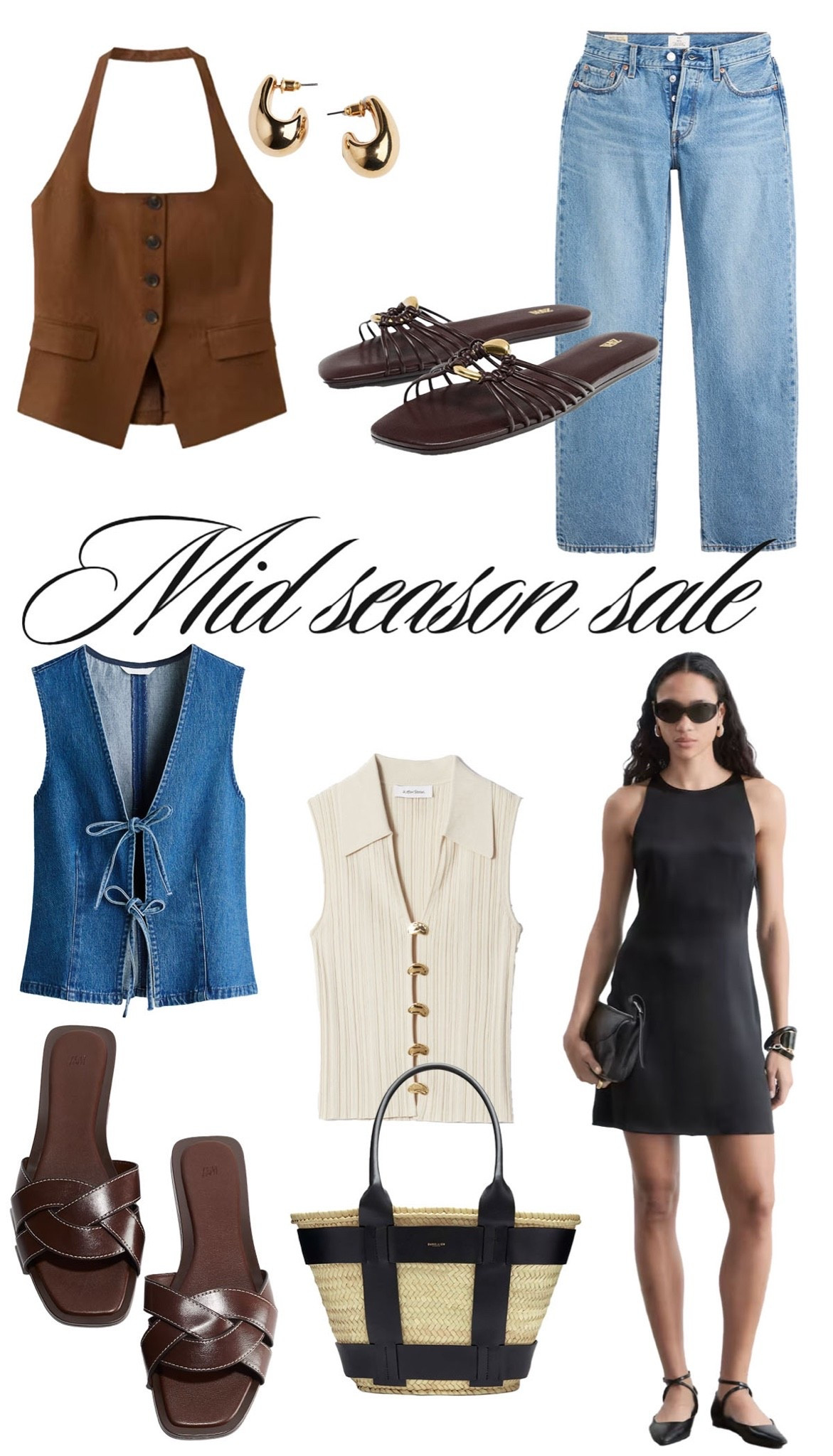 Mid season sale 🙌🏼

The brown Zara sandals are linked on the image with the long cream dress!

#LTKsummer #LTKsale #LTKstyletip