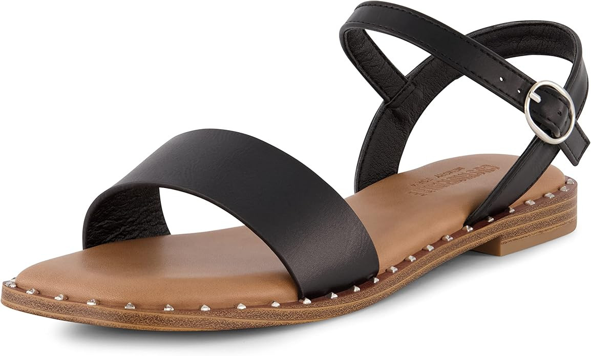 CUSHIONAIRE Women's Verona one band sandal +Memory Foam | Amazon (US)