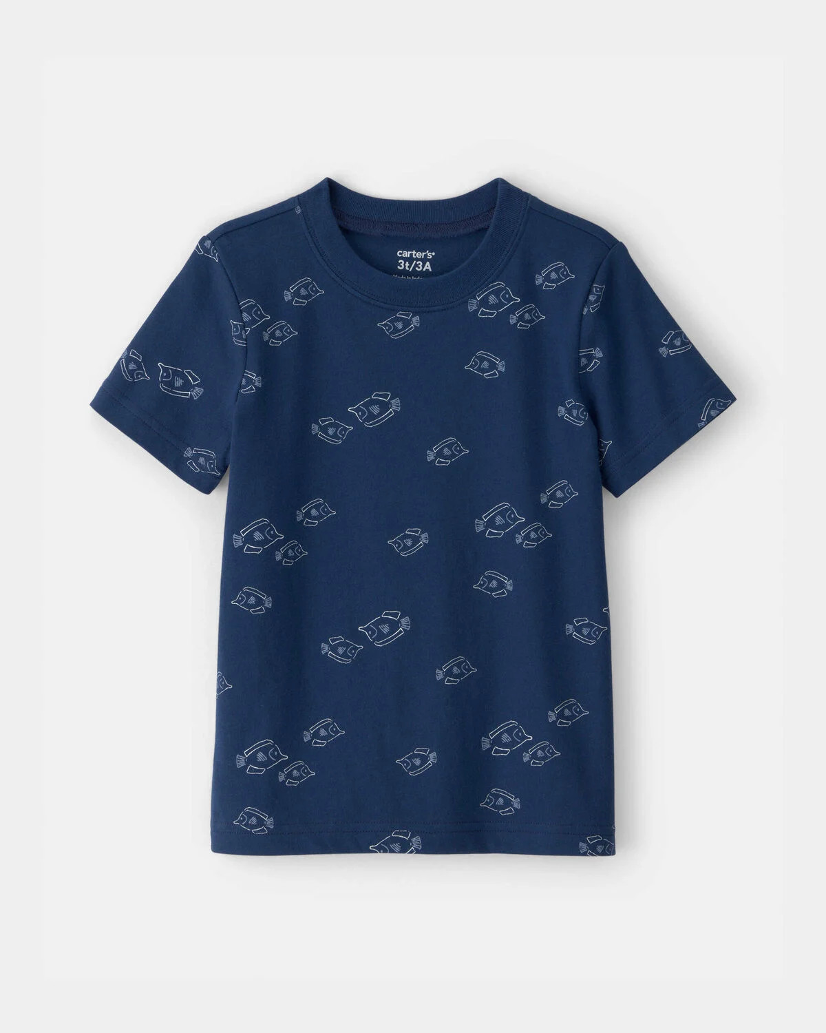 Toddler Boy Fish T-Shirt - Blue | Carter's | Carter's Inc