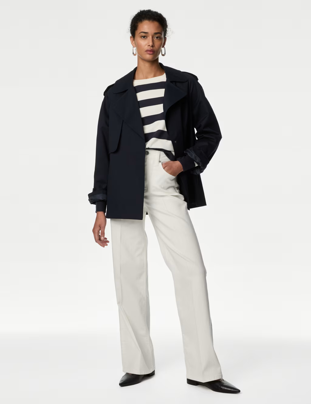 Supersoft Striped Crew Neck Jumper | Marks & Spencer (UK)