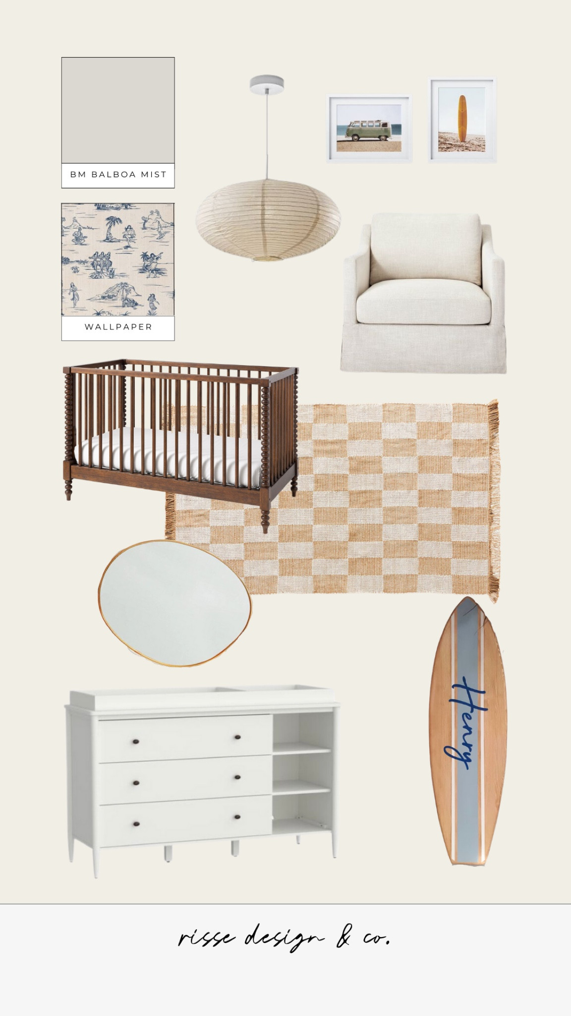 Design idea for a boys nursery / surf shack inspired nursery design

#LTKhome #LTKfamily #LTKbaby