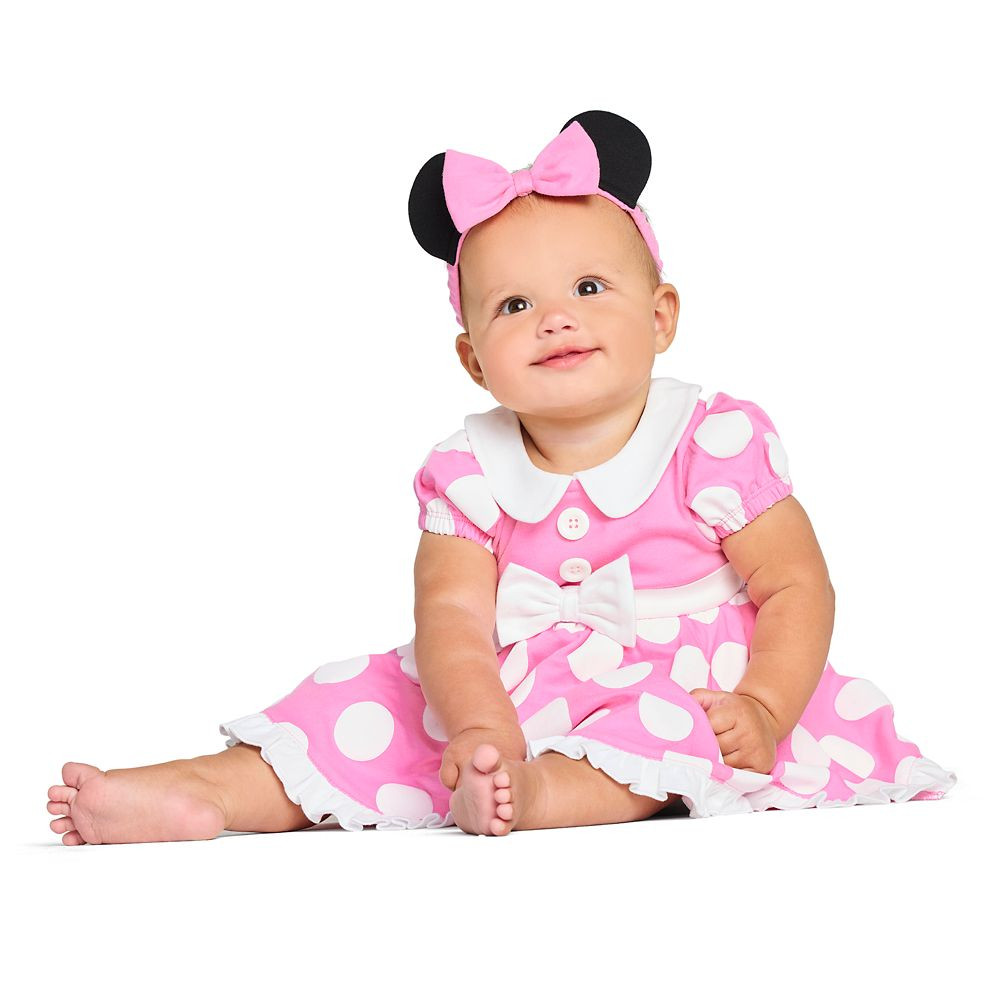 Minnie Mouse Costume Bodysuit for Baby – Pink | Disney Store
