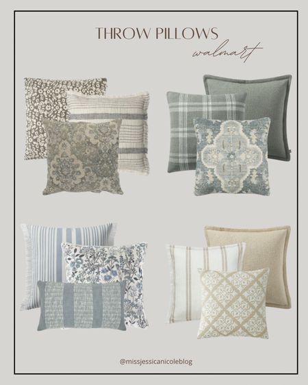 Walmart throw pillow combinations for living room, couch styling, affordable home decor, Walmart home finds 

#LTKHome #LTKStyleTip #LTKFindsUnder50